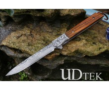 Magical arrow axis lock fast opening folding knife UD405424